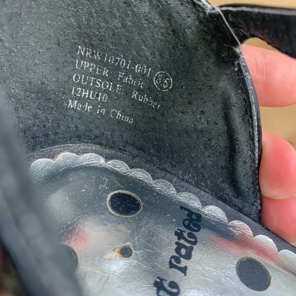 High heel strappy shoes, floral print, size 8.5 - Picture 11 of 11